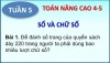 Bài toán đếm số chữ số trang sách